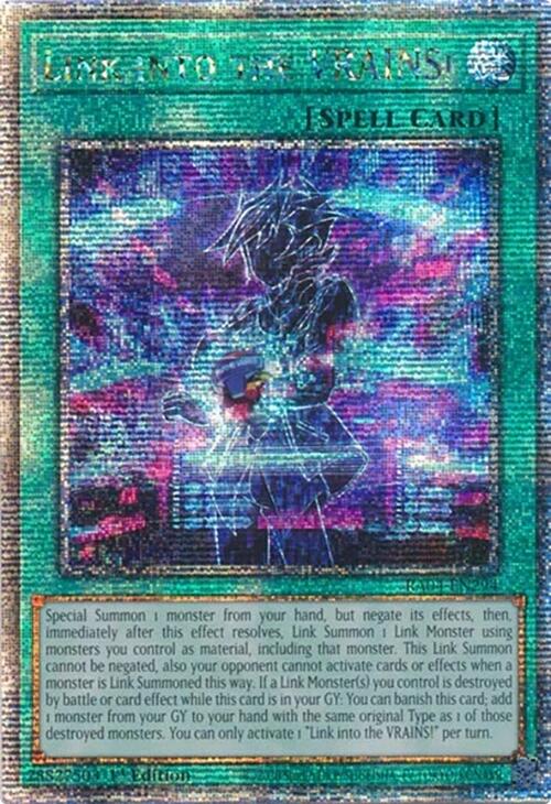 Link into the VRAINS! [RA04-EN294] Quarter Century Secret Rare | The Time Vault CA