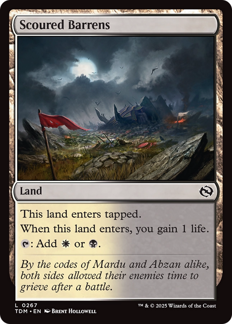 Scoured Barrens [Tarkir: Dragonstorm] | The Time Vault CA