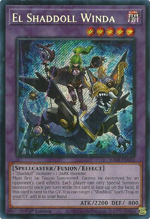 El Shaddoll Winda [RA04-EN052] Secret Rare | The Time Vault CA