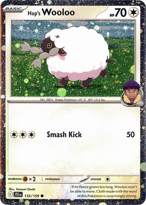Hop's Wooloo (135/159) (Cosmos Holo) [Scarlet & Violet: Journey Together] | The Time Vault CA