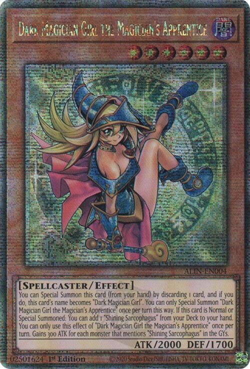 Dark Magician Girl the Magician's Apprentice [ALIN-EN004] Quarter Century Secret Rare | The Time Vault CA