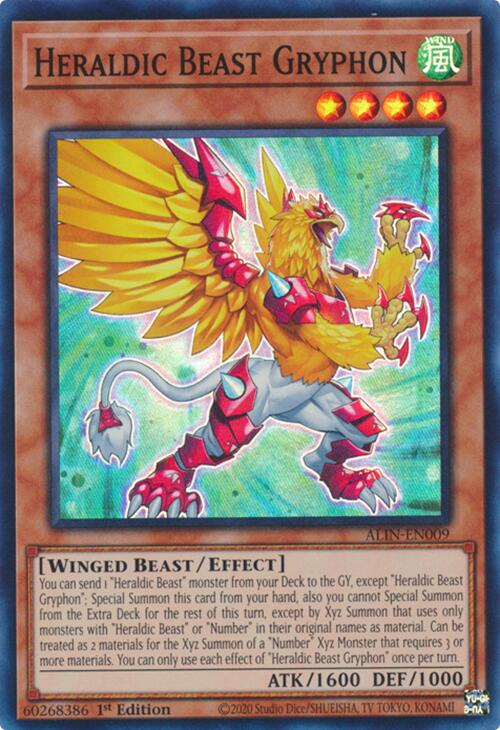 Heraldic Beast Gryphon [ALIN-EN009] Super Rare | The Time Vault CA