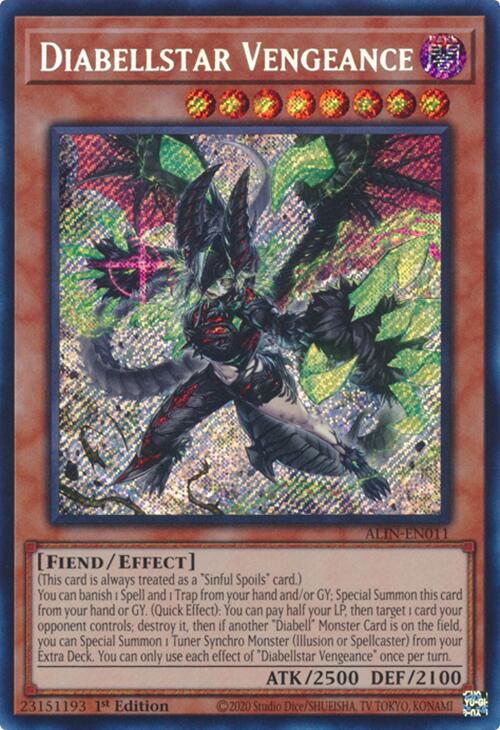 Diabellstar Vengeance [ALIN-EN011] Secret Rare | The Time Vault CA