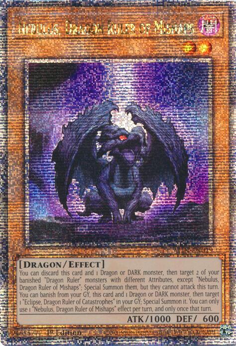 Nebulus, Dragon Ruler of Mishaps [ALIN-EN019] Quarter Century Secret Rare | The Time Vault CA