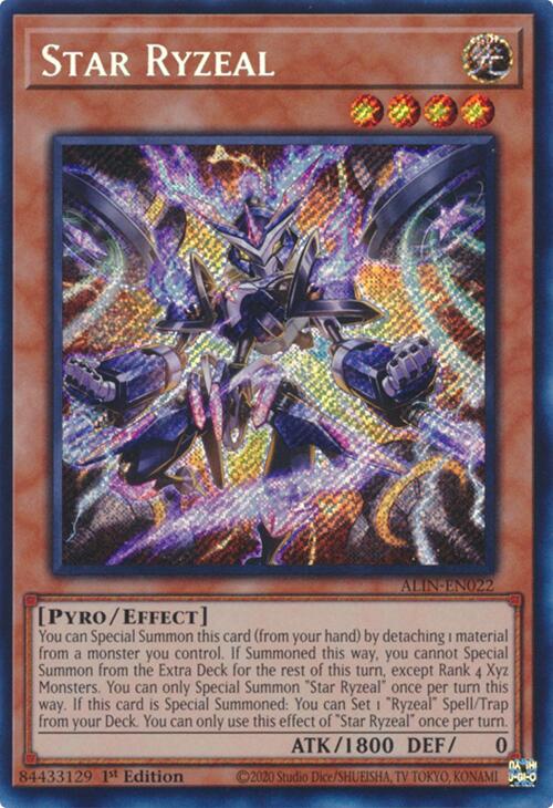 Star Ryzeal [ALIN-EN022] Secret Rare | The Time Vault CA