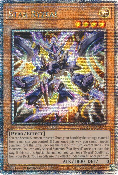 Star Ryzeal [ALIN-EN022] Quarter Century Secret Rare | The Time Vault CA