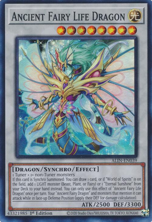 Ancient Fairy Life Dragon [ALIN-EN039] Super Rare | The Time Vault CA