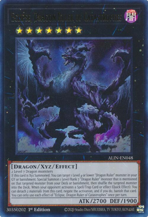 Eclipse, Dragon Ruler of Catastrophes [ALIN-EN048] Ultra Rare | The Time Vault CA