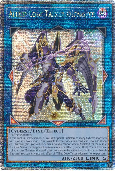 Allied Code Talker @Ignister [ALIN-EN051] Quarter Century Secret Rare | The Time Vault CA