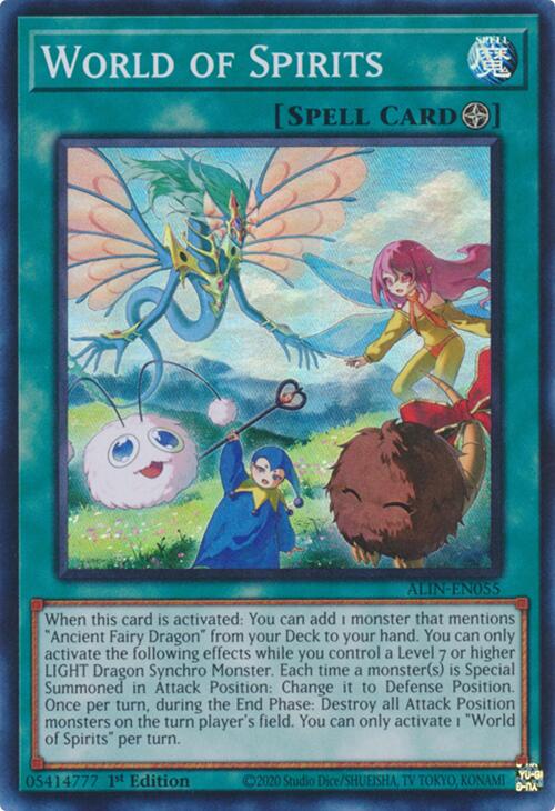 World of Spirits [ALIN-EN055] Super Rare | The Time Vault CA