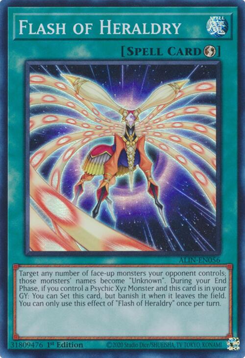 Flash of Heraldry [ALIN-EN056] Super Rare | The Time Vault CA