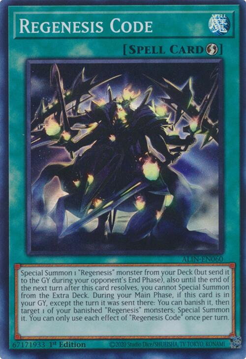Regenesis Code [ALIN-EN060] Super Rare | The Time Vault CA