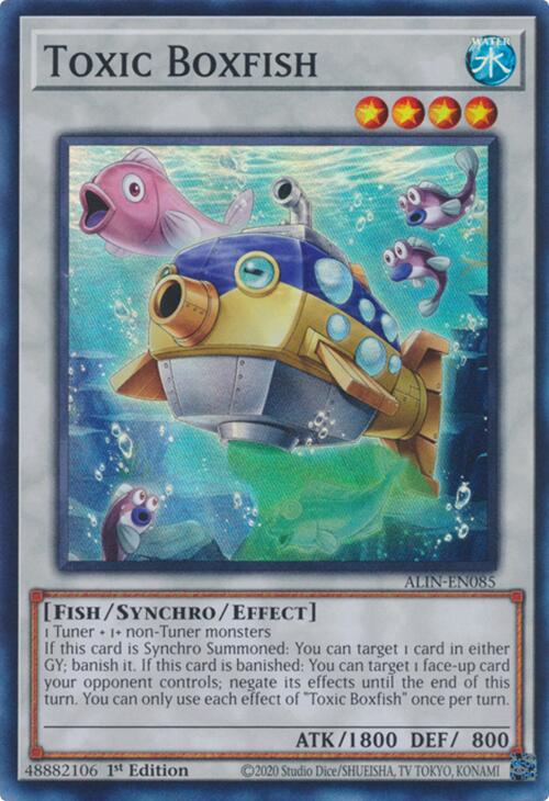Toxic Boxfish [ALIN-EN085] Super Rare | The Time Vault CA
