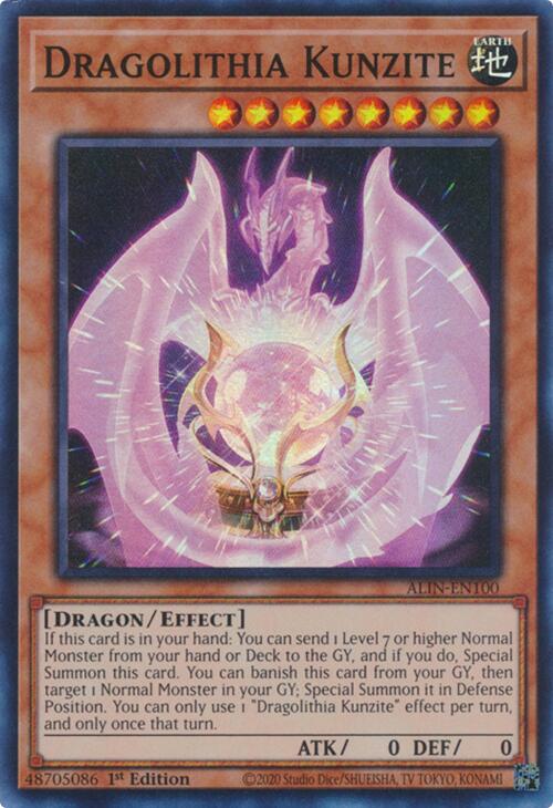 Dragolithia Kunzite [ALIN-EN100] Super Rare | The Time Vault CA