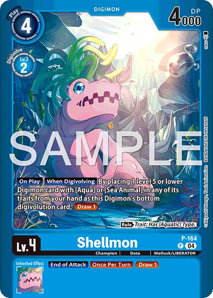 Shellmon [P-164] (Limited Card Pack -Billion Bullet-) [Limited Card Pack -Billion Bullet-] | The Time Vault CA