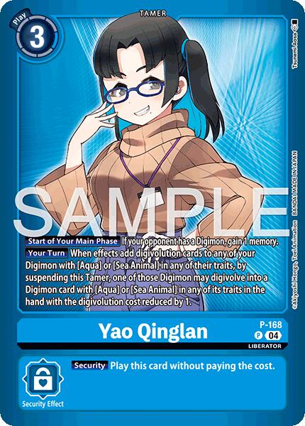 Yao Qinglan [P-168] (Limited Card Pack -Billion Bullet-) [Limited Card Pack -Billion Bullet-] | The Time Vault CA