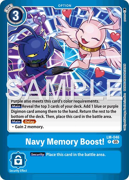 Navy Memory Boost! [LM-046] (Limited Card Pack -Billion Bullet-) [Limited Card Pack -Billion Bullet-] | The Time Vault CA