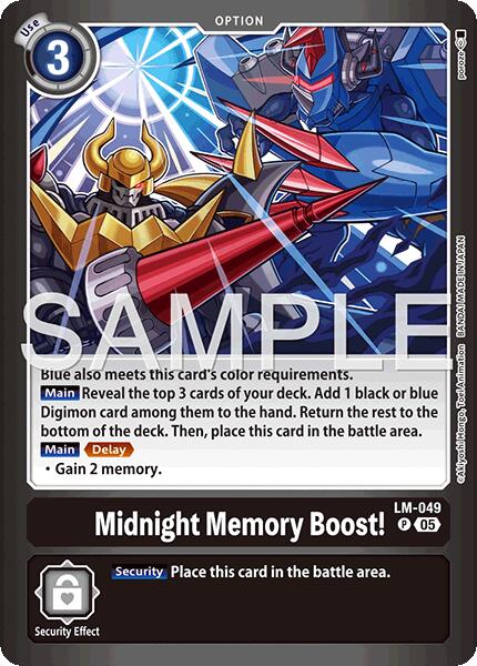 Midnight Memory Boost! [LM-049] (Limited Card Pack -Billion Bullet-) [Limited Card Pack -Billion Bullet-] | The Time Vault CA
