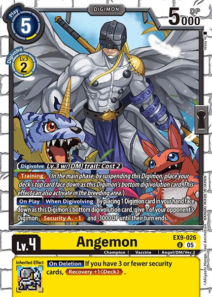 Angemon [EX9-026] [Versus Monsters] | The Time Vault CA