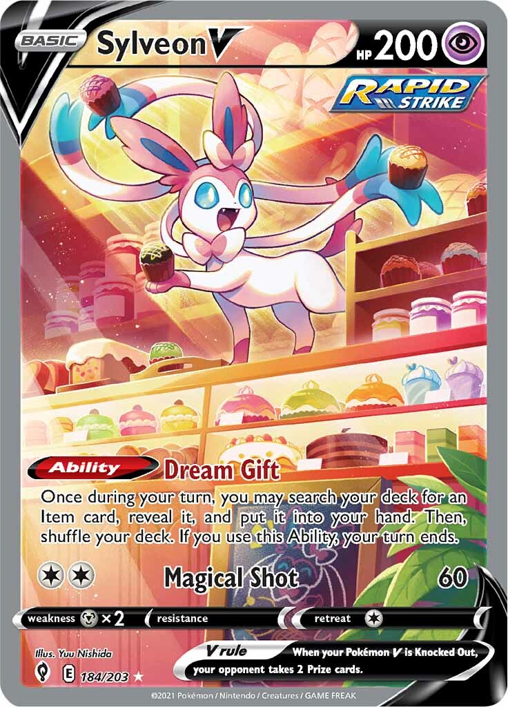 Sylveon V (184/203) [Sword & Shield: Evolving Skies] | The Time Vault CA