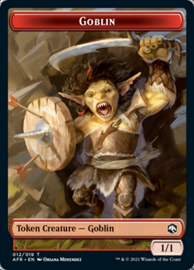 Dungeon of the Mad Mage // Goblin Double-Sided Token [Dungeons & Dragons: Adventures in the Forgotten Realms Tokens] | The Time Vault CA