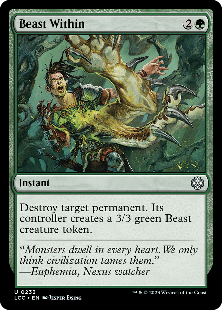 Beast Within [The Lost Caverns of Ixalan Commander] | The Time Vault CA
