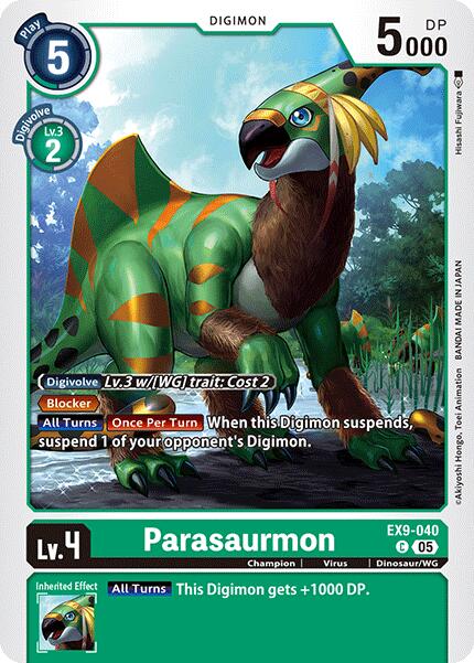 Parasaurmon [EX9-040] [Versus Monsters] | The Time Vault CA