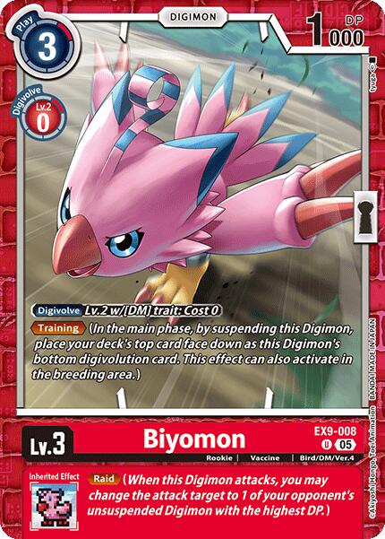 Biyomon [EX9-008] [Versus Monsters] | The Time Vault CA