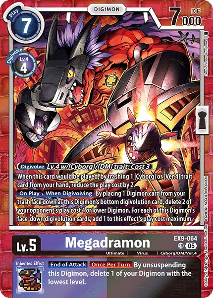 Megadramon [EX9-064] [Versus Monsters] | The Time Vault CA