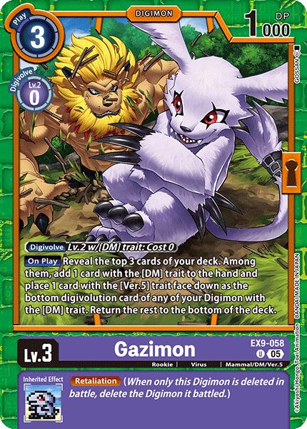 Gazimon [EX9-058] [Versus Monsters] | The Time Vault CA