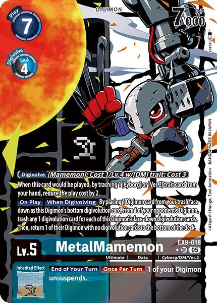 MetalMamemon [EX9-018] (Alternate Art) [Versus Monsters] | The Time Vault CA