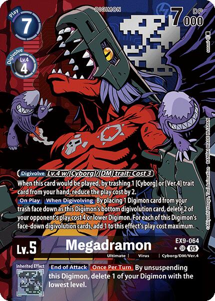 Megadramon [EX9-064] (Alternate Art) [Versus Monsters] | The Time Vault CA