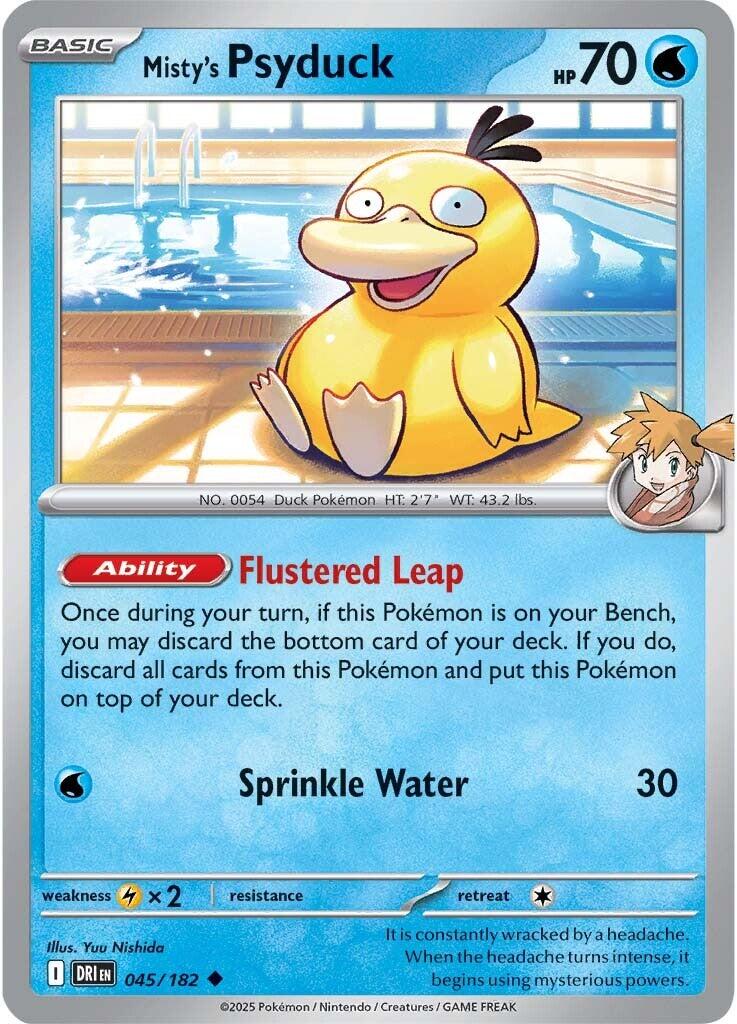 Misty's Psyduck (045/182) [Scarlet & Violet: Destined Rivals] | The Time Vault CA