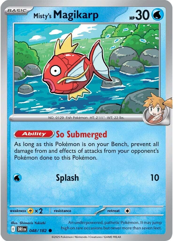 Misty's Magikarp (048/182) [Scarlet & Violet: Destined Rivals] | The Time Vault CA