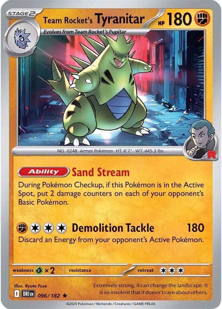 Team Rocket's Tyranitar (096/182) [Scarlet & Violet: Destined Rivals] | The Time Vault CA