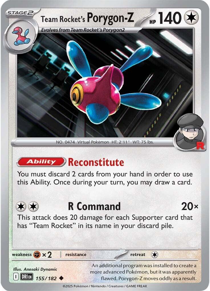 Team Rocket's Porygon-Z (155/182) [Scarlet & Violet: Destined Rivals] | The Time Vault CA