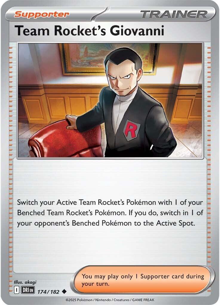 Team Rocket's Giovanni (174/182) [Scarlet & Violet: Destined Rivals] | The Time Vault CA