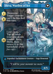 Jill, Shiva's Dominant // Shiva, Warden of Ice (Borderless) [FINAL FANTASY] | The Time Vault CA
