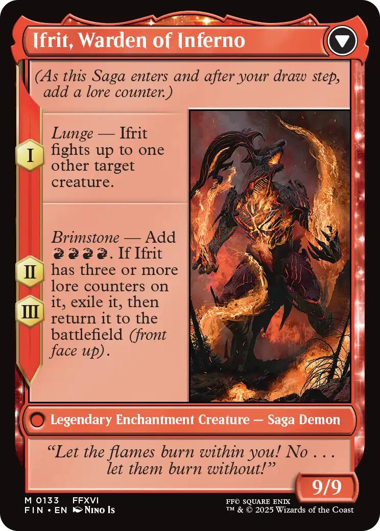 Clive, Ifrit's Dominant // Ifrit, Warden of Inferno [FINAL FANTASY] | The Time Vault CA