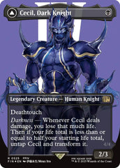 Cecil, Dark Knight // Cecil, Redeemed Paladin (Borderless) (Surge Foil) [FINAL FANTASY] | The Time Vault CA