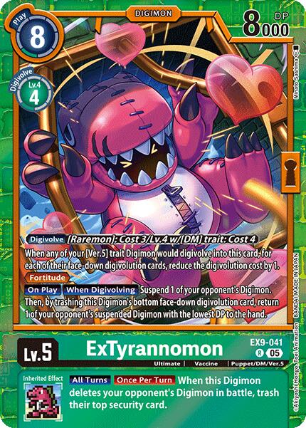 ExTyrannomon [EX9-041] [Versus Monsters] | The Time Vault CA