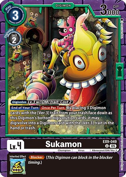 Sukamon [EX9-049] [Versus Monsters] | The Time Vault CA