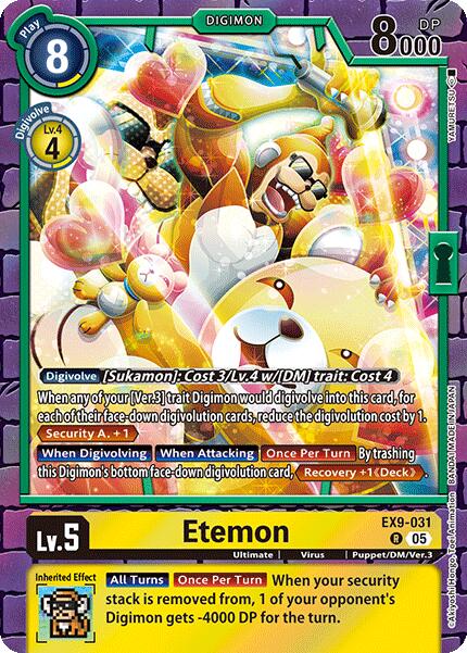 Etemon [EX9-031] [Versus Monsters] | The Time Vault CA