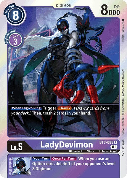 LadyDevimon [BT3-088] (Official Tournament Pack Vol.4) [Release Special Booster Promos] | The Time Vault CA