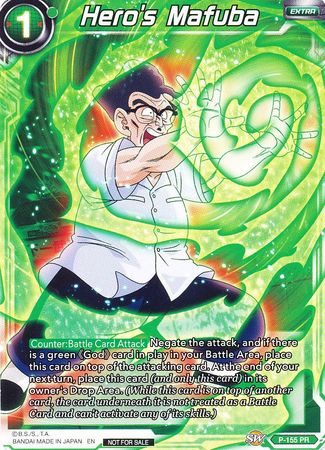 Hero's Mafuba (Power Booster: World Martial Arts Tournament) (P-155) [Promotion Cards] | The Time Vault CA