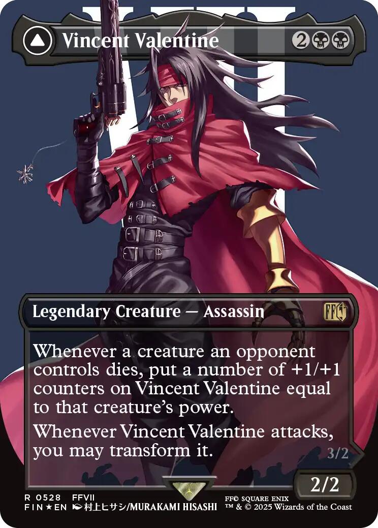 Vincent Valentine // Galian Beast (Borderless) (Surge Foil) [FINAL FANTASY] | The Time Vault CA