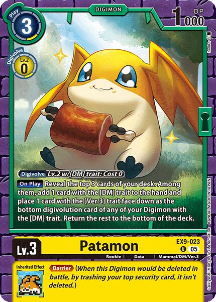 Patamon [EX9-023] [Versus Monsters] | The Time Vault CA