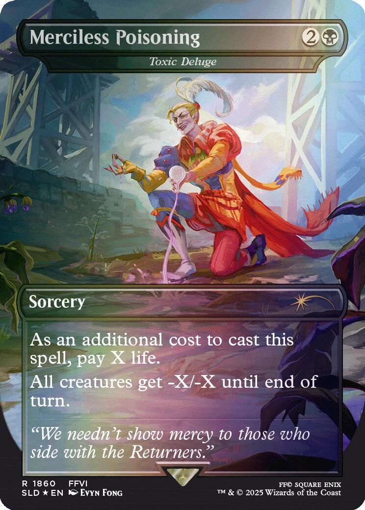 Merciless Poisoning - Toxic Deluge (Rainbow Foil) [Secret Lair Drop Series] | The Time Vault CA