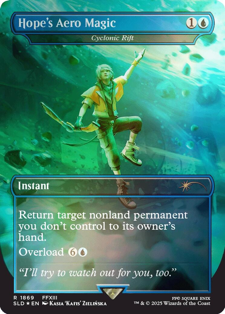 Hope's Aero Magic - Cyclonic Rift (Rainbow Foil) [Secret Lair Drop Series] | The Time Vault CA