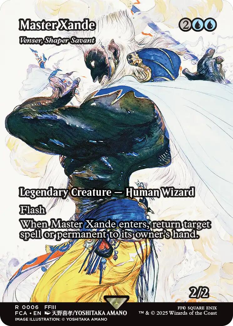 Master Xande - Venser, Shaper Savant (Showcase) [FINAL FANTASY : Through the Ages] | The Time Vault CA